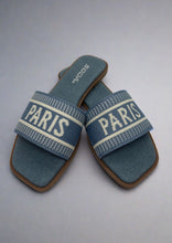 Load image into Gallery viewer, Paris Blue Flats
