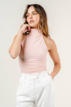 Load image into Gallery viewer, Mock Neck Sleeveless Slinky Top

