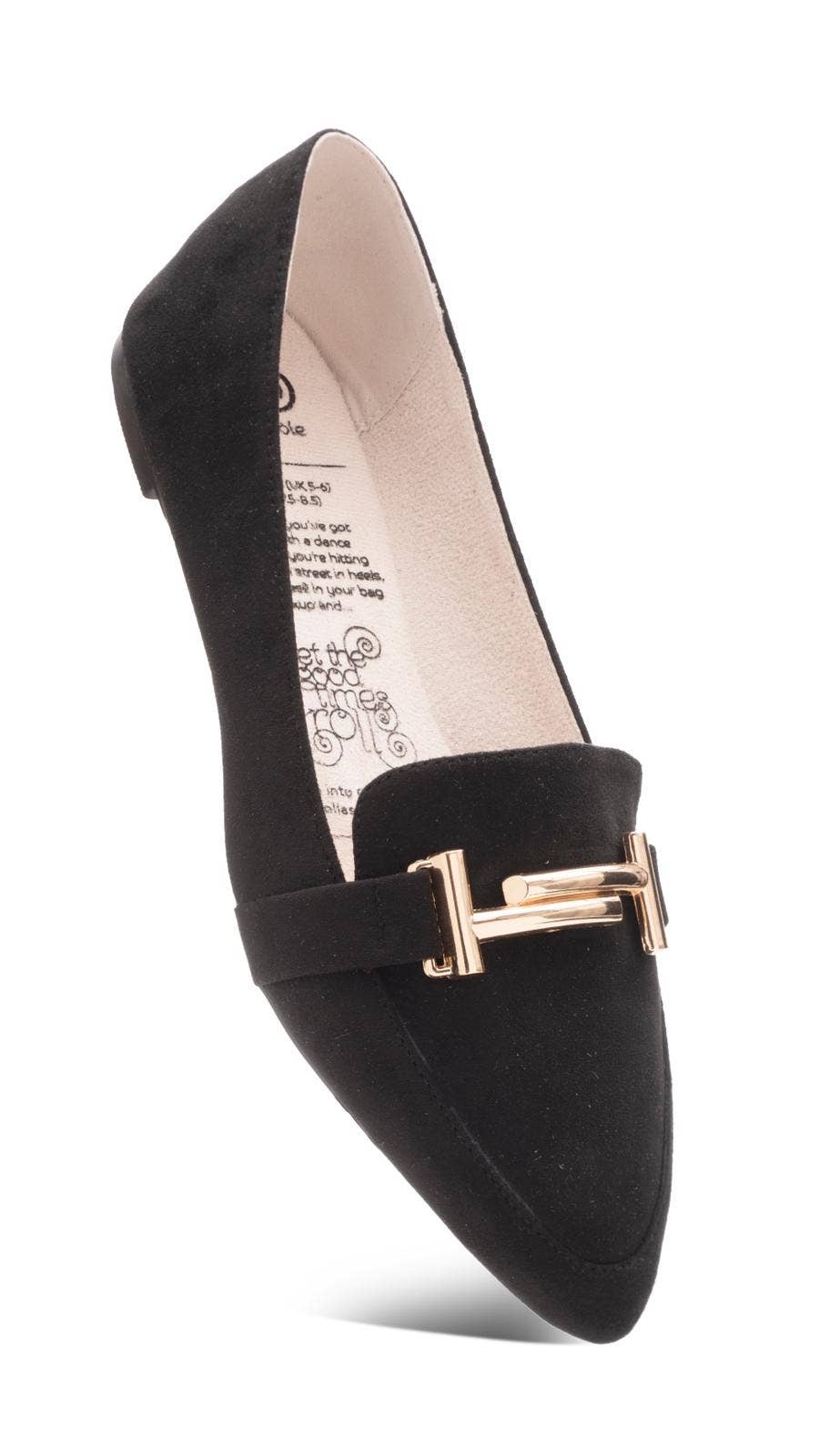 Black Folding Shoe
