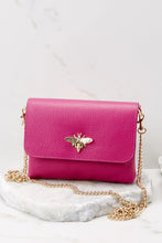 Load image into Gallery viewer, Pink Leather Crossbody Handbag
