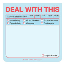 Load image into Gallery viewer, Deal with This Sticky Note
