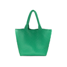 Load image into Gallery viewer, Emerald Woven Tote

