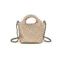 Load image into Gallery viewer, Champagne Braided Mini Bag

