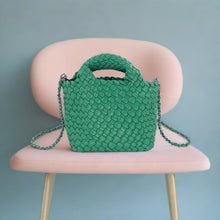 Load image into Gallery viewer, Emerald Braided Mini Bag
