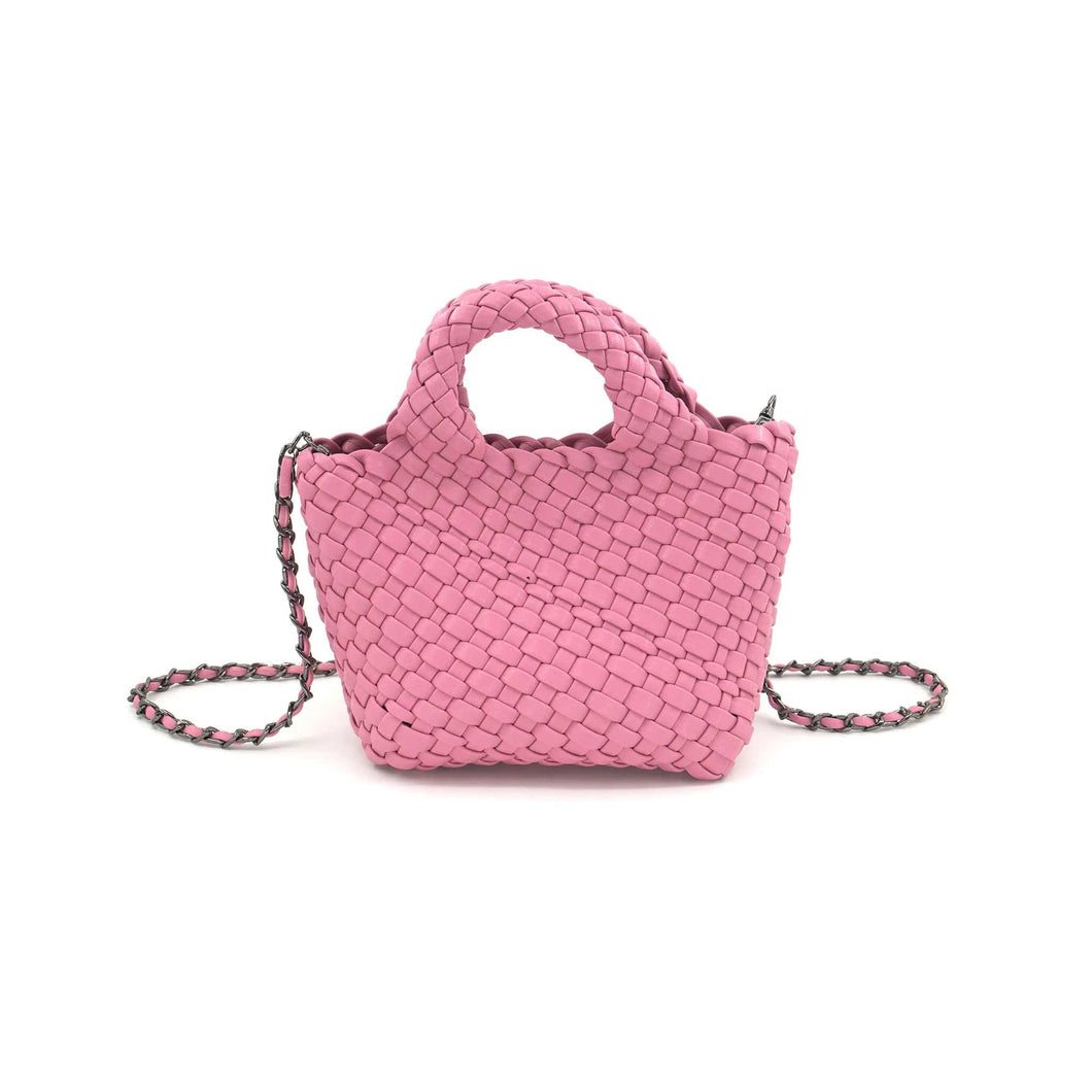 Pink Braided Mini Bag