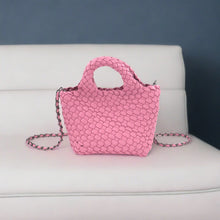 Load image into Gallery viewer, Pink Braided Mini Bag

