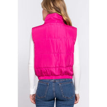 Load image into Gallery viewer, Hot Pink Puffer Padding Vest
