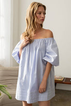 Load image into Gallery viewer, Off-Shoulder Mini Dress
