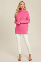 Load image into Gallery viewer, Barbie Pink Dolman Style Sweater
