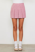 Load image into Gallery viewer, Tweed Box Pleated Skort
