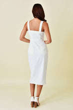 Load image into Gallery viewer, Sleeveless Buttoned Denim Midi Dress
