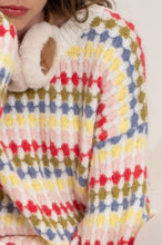 Load image into Gallery viewer, Multicolor Boyfriend Knit Sweater
