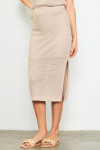 Load image into Gallery viewer, Knit Side Slit Skirt

