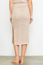 Load image into Gallery viewer, Knit Side Slit Skirt
