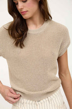 Load image into Gallery viewer, Sheer Knit Crew Neck Sweater Top
