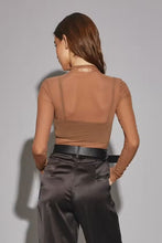 Load image into Gallery viewer, Latte Mesh Bodysuit
