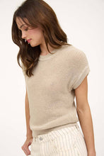 Load image into Gallery viewer, Sheer Knit Crew Neck Sweater Top
