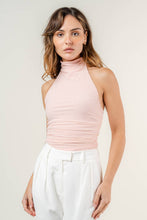 Load image into Gallery viewer, Mock Neck Sleeveless Slinky Top
