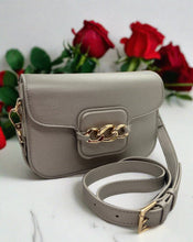 Load image into Gallery viewer, Chain Accent Vintage Silver Crossbody

