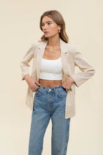 Load image into Gallery viewer, Oatmeal Collared Blazer
