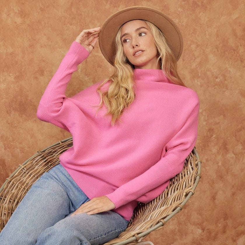 Barbie Pink Dolman Style Sweater