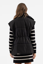 Load image into Gallery viewer, Oversized Drawstring Puffer Vest
