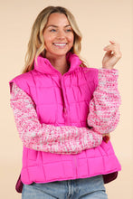 Load image into Gallery viewer, Bright Pink Puffer Padded Vest
