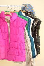 Load image into Gallery viewer, Bright Pink Puffer Padded Vest
