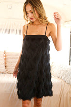 Load image into Gallery viewer, Black Tassel Dress
