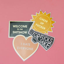 Load image into Gallery viewer, I Hate Everyone Vinyl Sticker
