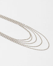 Load image into Gallery viewer, Silver Delicate Multi Layered Necklace
