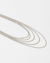 Load image into Gallery viewer, Silver Delicate Multi Layered Necklace
