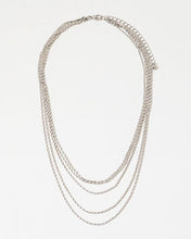 Load image into Gallery viewer, Silver Delicate Multi Layered Necklace
