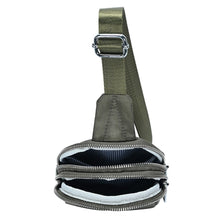 Load image into Gallery viewer, Olive Nylon Crossbody Fanny Pack
