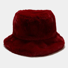 Load image into Gallery viewer, Faux Fur Bucket Hat
