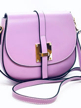 Load image into Gallery viewer, Lavender Leather Crossbody
