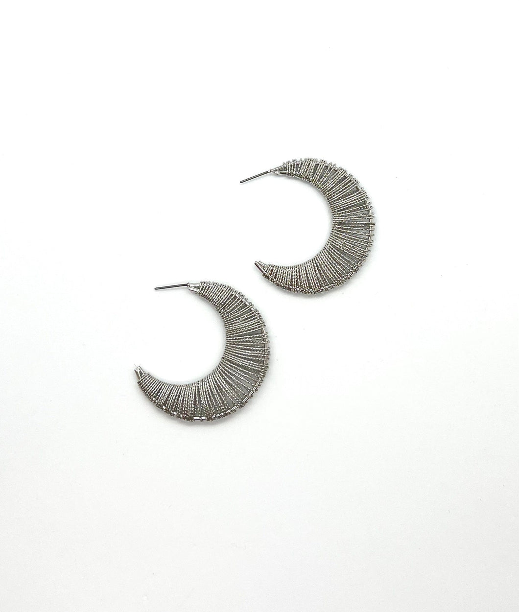 Statement Silver Hoops