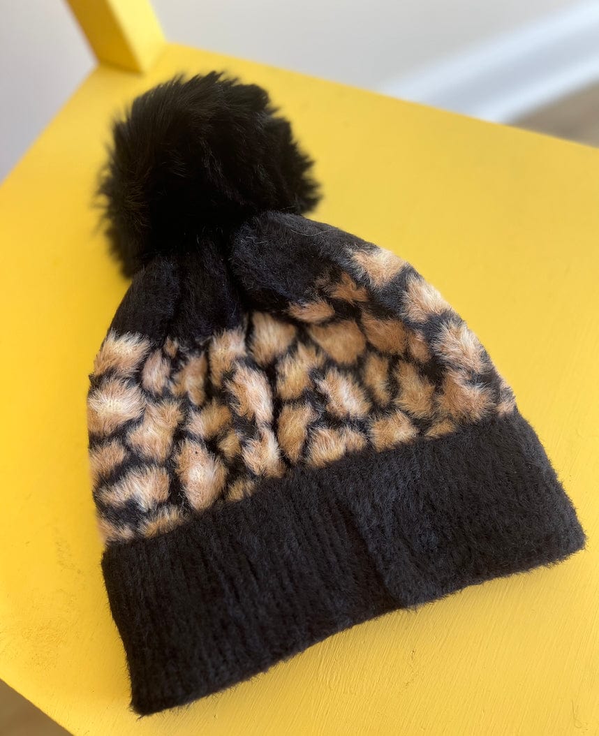 Leopard Print Winter Hat