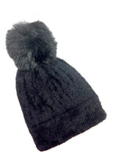 Load image into Gallery viewer, Black Fuzzy Winter Hats
