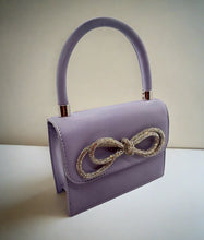 Load image into Gallery viewer, Accent Bow Lavender Bag
