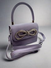 Load image into Gallery viewer, Accent Bow Lavender Bag

