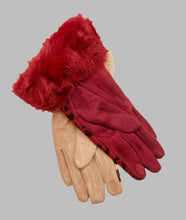 Load image into Gallery viewer, Faux Suede Leopard Print Gloves
