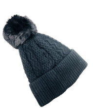 Load image into Gallery viewer, Knit Winter Pom Pom Hat
