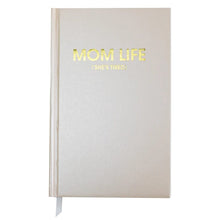 Load image into Gallery viewer, Mom&#39;s Life (She&#39;s Tired) Coral Shimmer Hardcover Journal
