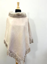 Load image into Gallery viewer, Latte Suede Poncho
