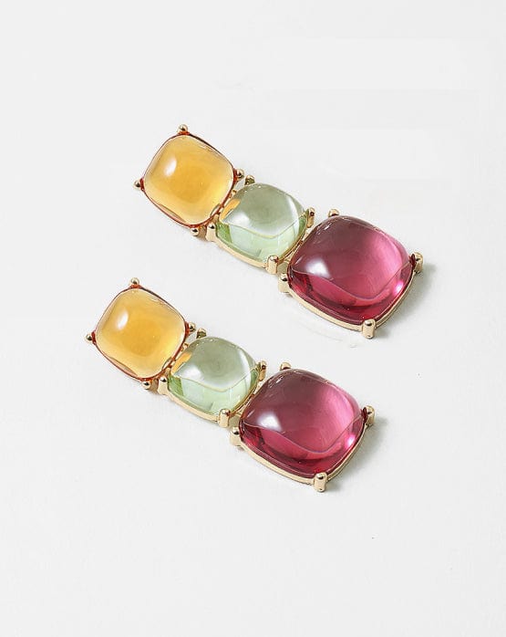 Lucite Statement Earrings