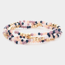 Load image into Gallery viewer, Faceted Beaded Multi Layered Bracelets
