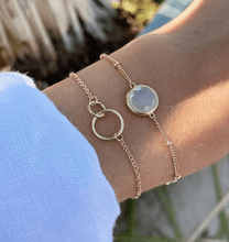 Load image into Gallery viewer, Geometric Double Circle Bracelet
