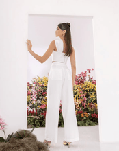 Load image into Gallery viewer, One Shoulder Pant White Set
