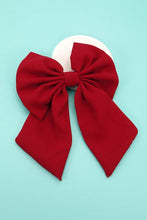 Load image into Gallery viewer, Silk Bow Hair Clip
